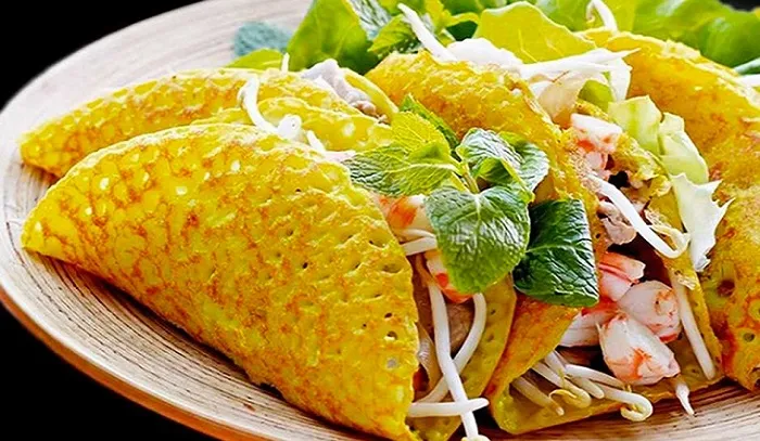 Nâng mũi ăn bánh xèo được không sẽ phụ thuộc vào nguyên liệu của bánh xèo