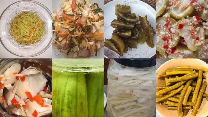 Dưa muối thường chứa nhiều natri do đó sẽ gây giữ nước và làm tăng nguy cơ sưng tấy vết thương