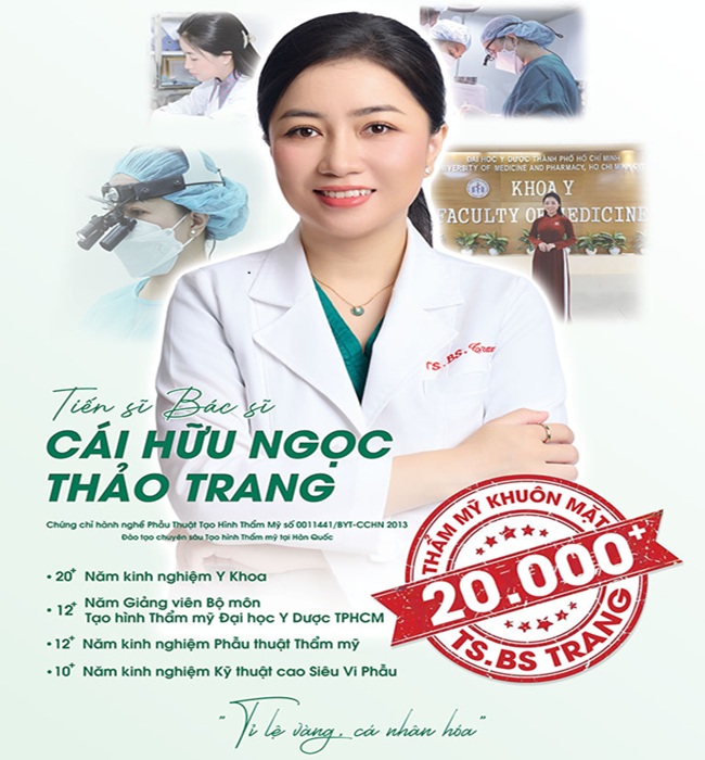 Bác sĩ Thảo Trang – “Bàn tay vàng” trong ngành phẫu thuật nâng mũi tại TP.HCM