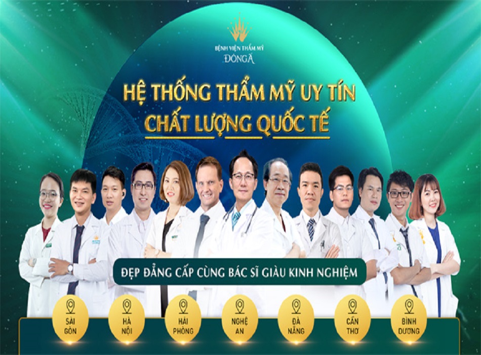 Hệ thống Bệnh viện Thẩm mỹ Đông Á chuyên nâng mũi nổi tiếng